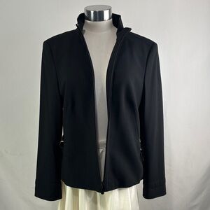 Akris Black Zip For Bergdorf Jacket